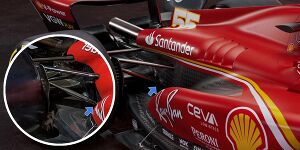 Foto zur News: Ferrari SF-24: Vorne Pushrod, hinten Pullrod - warum?