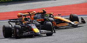 Foto zur News: Nach Kollision Verstappen-Norris: Ansturm auf