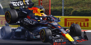 Foto zur News: Hamilton stichelt nach Verstappen-Crash: &quot;Von seiner