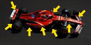 Foto zur News: Updates Monza: Ferrari mit den größten Neuerungen beim