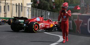 Foto zur News: Baku-Freitag in der Analyse: Erst Crash für Leclerc, dann