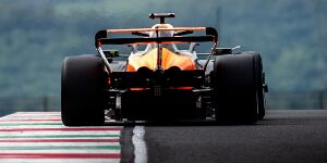 Foto zur News: Pirelli-Probefahrten in Mugello: Lando Norris testet Formel-1-Reifen für 2026