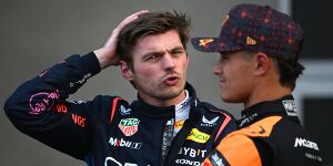 Foto zur News: Norris über Verstappen-Duell: &quot;Max weiß selbst, dass das