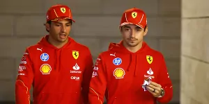 Foto zur News: Nach Ferrari-Zoff in Vegas: Leclerc und Sainz haben einander wieder lieb