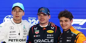 Foto zur News: Pole &quot;aus dem Nichts&quot;: Max Verstappen in Katar vor Russell