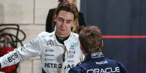 Foto zur News: Russell beschwert sich über Verstappen: Unterboden jetzt