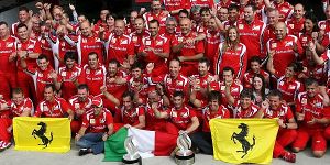 Foto zur News: Ferrari: 216. Sieg zum Jubiläum