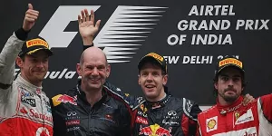 Foto zur News: Vettel schreibt Geschichte: Erster Sieger in Indien!