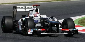 Foto zur News: Sauber zufrieden: Aerodynamik-Update funktioniert