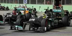 Foto zur News: Mercedes: Rosberg punktet, Schumacher rätselt