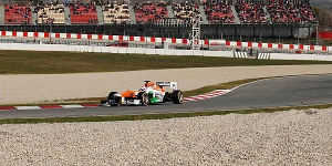 Foto zur News: Force India: Positives Fazit nach dem letzten Testtag