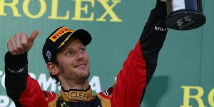 Foto zur News: Grosjean: Einziger Bullen-Jäger auf Platz drei