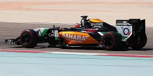 Foto zur News: Force India nicht ganz auf dem Niveau der Mercedes-Kollegen