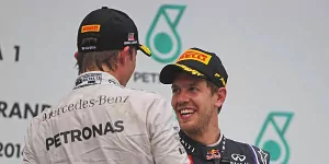 Foto zur News: Ein Quantum Zwist: Rosberg mokiert sich über Vettel