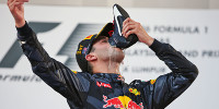 Foto zur News: Striptease in der Boxengasse: Neun Ricciardo-Fans verhaftet