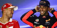 Foto zur News: Ping Pong &amp; Pipi: Was geht da zwischen Vettel und Ricciardo?