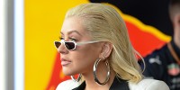 Foto zur News: Fotostrecke: Popstar Christina Aguilera im Formel-1-Fieber