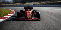 Foto zur News: Formel 1 2019: Ferrari absolviert Shakedown mit Vettel in Barcelona