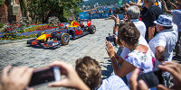 Foto zur News: Max Verstappen: Spektakulärer Showrun auf den Schloßberg