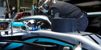 Foto zur News: Mercedes in Silverstone: Erster Formel-1-Test unter Corona-Bedingungen