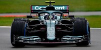 Foto zur News: Shakedown in Silverstone: Sebastian Vettel gibt Aston-Martin-Debüt