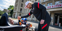 Foto zur News: David Coulthard &amp; Emil Forsberg: Rasante Formel-1-Premiere in Leipzig