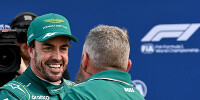 Foto zur News: Alonso strahlt: Aston Martin AMR23 im Miami-Qualifying &quot;erwacht&quot;