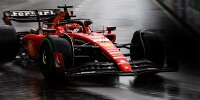 Foto zur News: Charles Leclerc: Warum Ferrari im Regen abgewartet hat