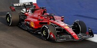 Foto zur News: Leclerc vor Sainz: Ferrari im ersten Singapur-Training überraschend voran