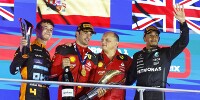 Foto zur News: Taktische Meisterleistung: Sainz gewinnt, Russell crasht im Finish!