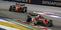 Foto zur News: Schützenhilfe für Sainz: So opferte Leclerc sein eigenes Rennen in Singapur