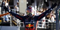 Foto zur News: Rekordsieg mit Stolperfallen: Kerbs &amp; Abbruch stoppen Verstappen nicht