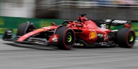 Foto zur News: Gemischte Ferrari-Gefühle: Leclerc wieder in Reihe eins, Sainz chancenlos