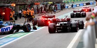 Foto zur News: Wegen neuer Boxengassen-Regel: Gridstrafen für Russell, Ocon und Gasly