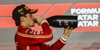 Foto zur News: Trinkflasche kaputt: So fuhr Charles Leclerc in Katar trotzdem auf Platz zwei