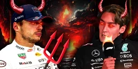 Foto zur News: &quot;Verräter&quot;, &quot;Loser&quot;, &quot;Wadenbeißer&quot;: Das Protokoll des Russell-Verstappen-Streits