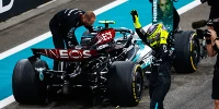 Foto zur News: Mercedes: Hamilton baute das Team nach Poller-Vorfall wieder auf