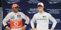 Foto zur News: Siegquote: Michael Schumacher wieder vor Lewis Hamilton