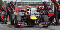 Foto zur News: Auch am Samstag ist Vettel der Test-Spitzenreiter