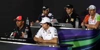 Foto zur News: Pressekonferenz: Hamilton sagt Sorry