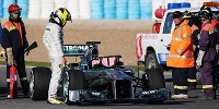 Foto zur News: Mercedes: Früher Feierabend für Rosberg