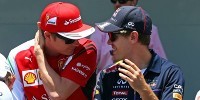 Foto zur News: Vettel und Räikkönen: Badminton-Wette um einen Ferrari