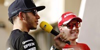 Foto zur News: Im Doppelinterview: Lewis Hamilton und Sebastian Vettel