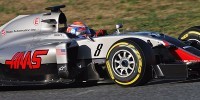 Foto zur News: Platz zwei für Romain Grosjean: Haas überrascht beim Test