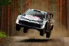 Foto zur News: WRC Finnland 2025: Reifenschäden bei Hyundai, Toyota mit Fünffachführung