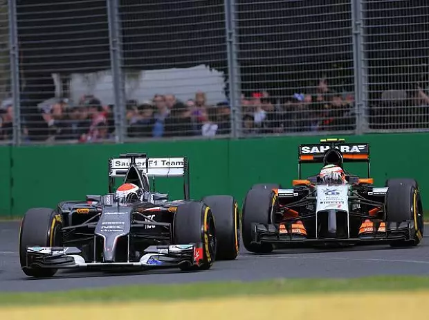 Foto zur News: Force India: Zweimal Ziel, einmal Punkte