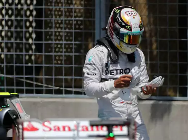 Foto zur News: Nächster Rosberg-Rüffel: Hamilton räumt Fehler ein