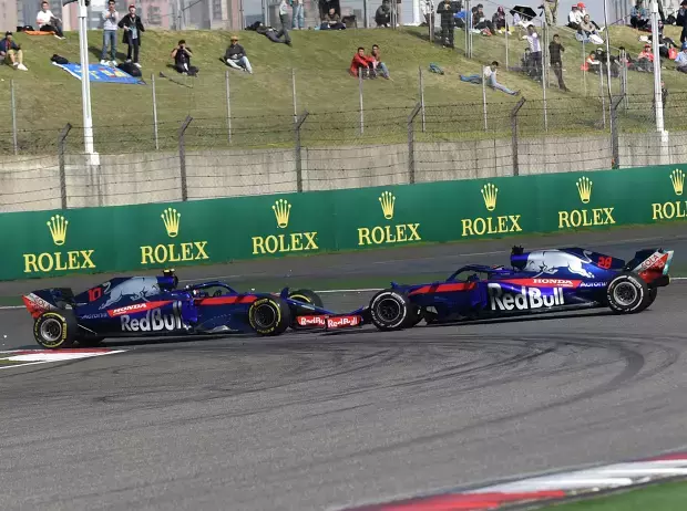 Foto zur News: Pierre Gasly bleibt dabei: Hartley ist schuld an China-Kollision