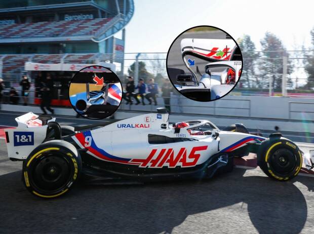 Formel-1-Auto Haas VF-22 mit Technik-Details