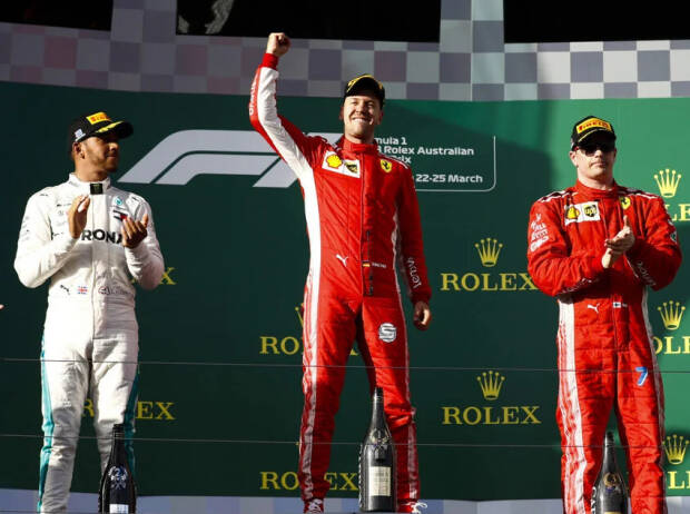 Foto zur News: Verstappen, Alonso & Hamilton: Elf WM-Titel auf Kanada-Podest